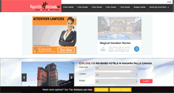 Desktop Screenshot of niagarafallshotelscanada.net